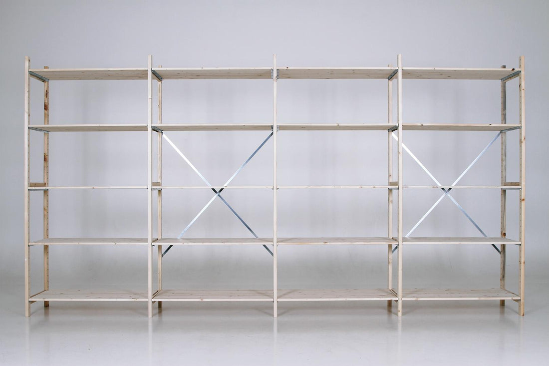 HANSA Holzregal Muster leer