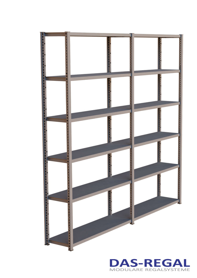Fachbodenregal GPverzinkt im Stecksystem